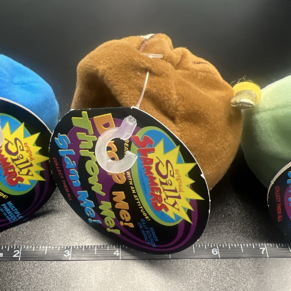 VTG Silly Slammers Beanbag‎ Plush set of 3 #8, #21, #41 - Picture 7 of 16